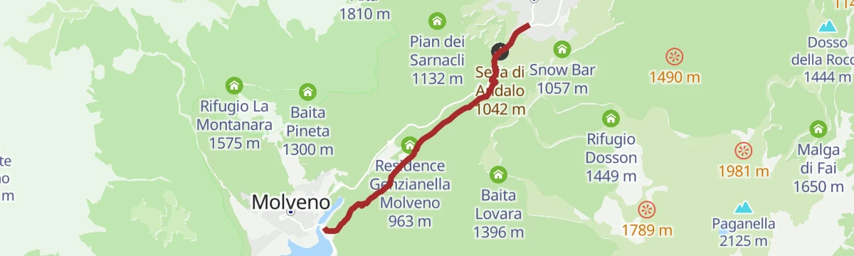 Walk from Andalo to Molveno